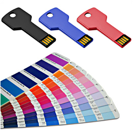 USB Schlssel in Silber