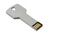 USB Key MUNICH Standard USB Schlüssel in Silber
